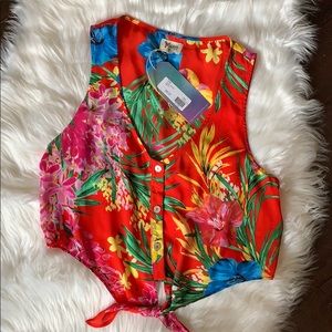 Show Me Your Mumu Tanya Tie Top